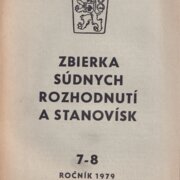 Zbierka súdnych rozhodnutí a stanovísk