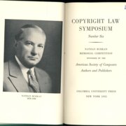 Copyright law symposium - Number six