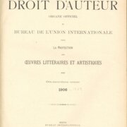 Le Droit d'Auteur