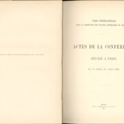 ACTES DE LA CONFÉRENCE