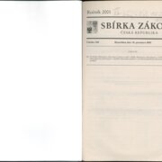 Sbírka zákonů Česká republika VII.