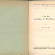 Über die Grundlagen des Rundfunkrechts