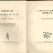 Handbuch der Musikwissenschaft - Aufführungspraxis der Musik