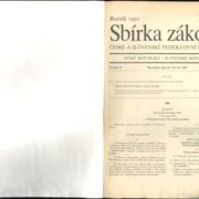 Sbírka zákonů České a Slovenské federativní republiky