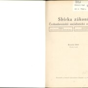 Sbírka zákonů Československá socialistická republika