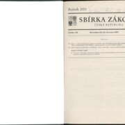 Sbírka zákonů Česká republika V.