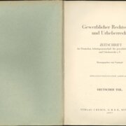 Gewerblicher Rechtsschutz und Urheberrecht