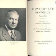 Copyright law symposium - Number five