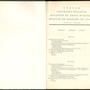 UNESCO COPYRIGHT BULLETIN BULLETIN  DU  DROIT D'AUTEUR BOLETÍN DE DERECHO DE AUTOR