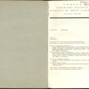 UNESCO COPYRIGHT BULLETIN BULLETIN  DU  DROIT D'AUTEUR