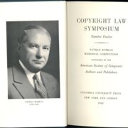 Copyright law symposium - Number twelve