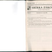 Sbírka zákonů Česká republika IV.