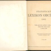 Statistický lexikon obcí ČSSR 1965