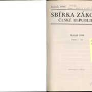 Sbírka zákonů České republiky I.