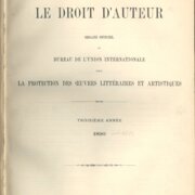 Le Droit d'Auteur