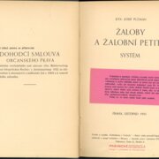 Žaloby a žalobní petity - Systém