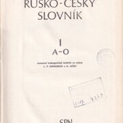 Rusko-český slovník I (A-O)