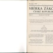 Sbírka zákonů České republiky IV.