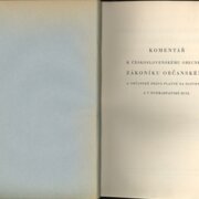 Komentář k Československému obecnému zákoníku občanskému