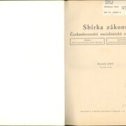 Sbírka zákonů Československá socialistická republika