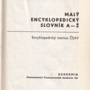 Malý encyklopedický slovník A–Ž