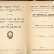 Obecný knihovní zákon, katastrální zákon