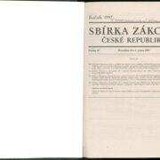 Sbírka zákonů České republiky IV.