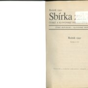 Sbírka zákonů České a Slovenské federativní republiky