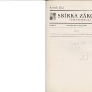 Sbírka zákonů Česká republika