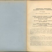 LE DROIT D'EXECUTION PUBLIQUE ET LE DROIT DE REPRODUCTION MUSICO-MECANIQUE EN FACE DE LA RADIO - XI. CONGRES
