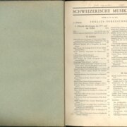 Schweizerische Musikzeitung