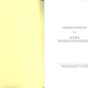 Verteilungsplan der Gema