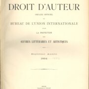 Le Droit d'Auteur