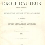 Le Droit d'Auteur