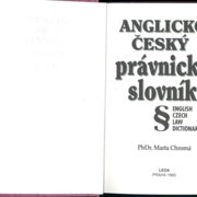 Anglicko Český právnický slovník