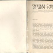 ÖSTERREICHISCHE MUSIKZEITSCHRIFT