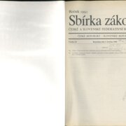Sbírka zákonů České a Slovenské federativní republiky