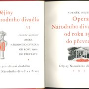 Dějiny Národního divadla VI. - Opera národního divadla od roku 1900 do převratu