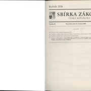 Sbírka zákonů Česká republika