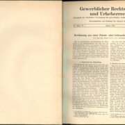 Gewerblicher Rechtsschutz und Urheberrecht