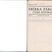 Sbírka zákonů České republiky III.