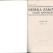 Sbírka zákonů České republiky I.