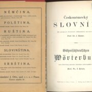 Českoněmecký slovník I.