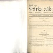 Sbírka zákonů České a Slovenské federativní republiky