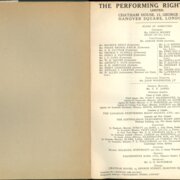THE PERFORMING RIGHT SOCIETY