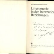 Urheberrecht in den internationalen Beziehungen