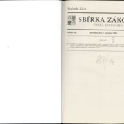 Sbírka zákonů Česká republika