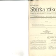 Sbírka zákonů České a Slovenské federativní republiky