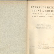 Exekuční řízení berní a soudní