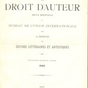 Le Droit d'Auteur